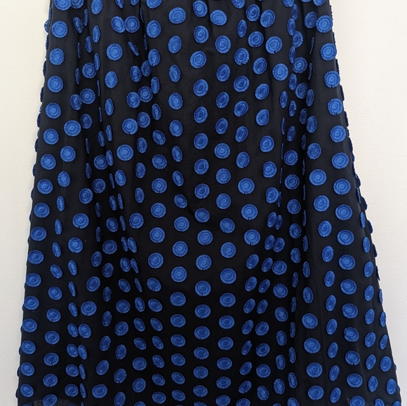 J Crew party tea office navy skirt - Picture 6 of 7